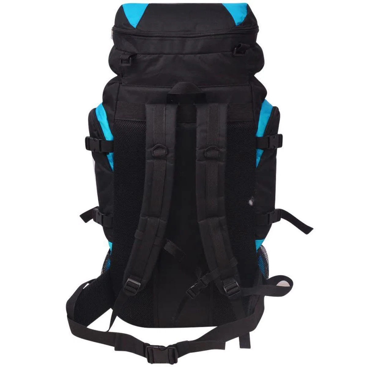 VidaXL Rugzak Hiking XXL 75 L Zwart En Blauw 5 VidaXL Rugzak Hiking XXL 75 L Zwart En Blauw - Afbeelding 5
