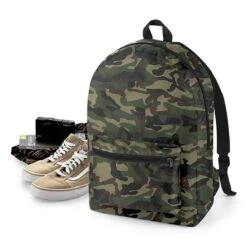 Merkloos Rugzak-Backpack Kleur Camouflage 20 Liter Waterbestendig Stof -Schoolbenodigdheden 1200x1200 1257
