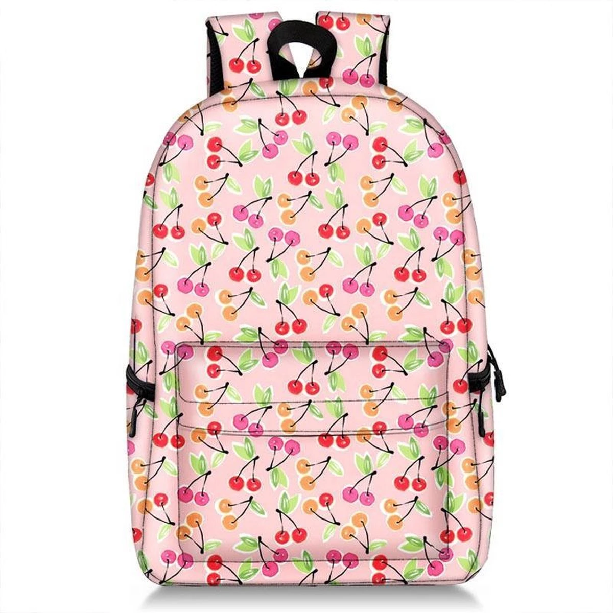 GoPa Rugzak Voor Meisjes | Schooltas | Rugtas | Kersen | Cherry | Roze | Vrouwen 6 GoPa Rugzak Voor Meisjes | Schooltas | Rugtas | Kersen | Cherry | Roze | Vrouwen - Afbeelding 6