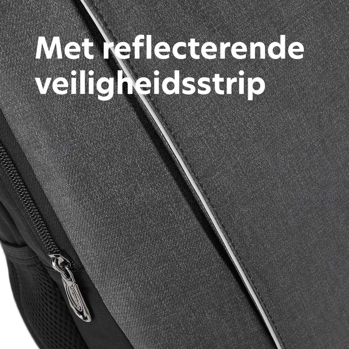 Laptop Rugzak - Laptoptas 15,6 Inch - Schooltas Met Laptopvak - Met USB Aansluiting - 23L - Antraciet 10 Laptop Rugzak - Laptoptas 15,6 Inch - Schooltas Met Laptopvak - Met USB Aansluiting - 23L - Antraciet - Afbeelding 10