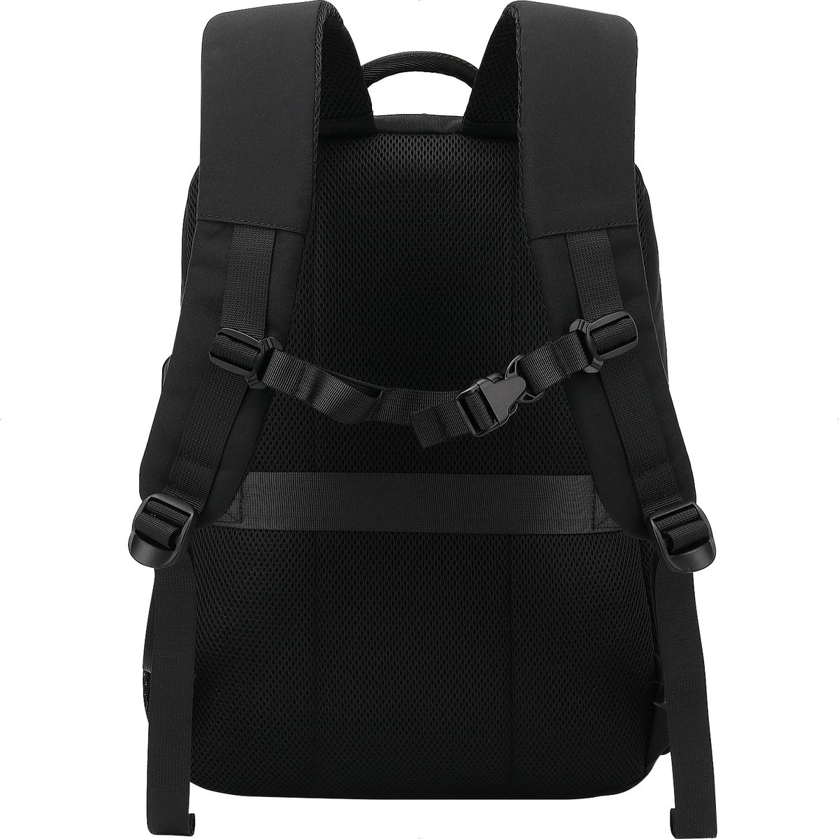 Laptop Rugzak - Laptoptas 15,6 Inch - Schooltas Met Laptopvak - Met USB Aansluiting - 23L - Antraciet 17 Laptop Rugzak - Laptoptas 15,6 Inch - Schooltas Met Laptopvak - Met USB Aansluiting - 23L - Antraciet - Afbeelding 17