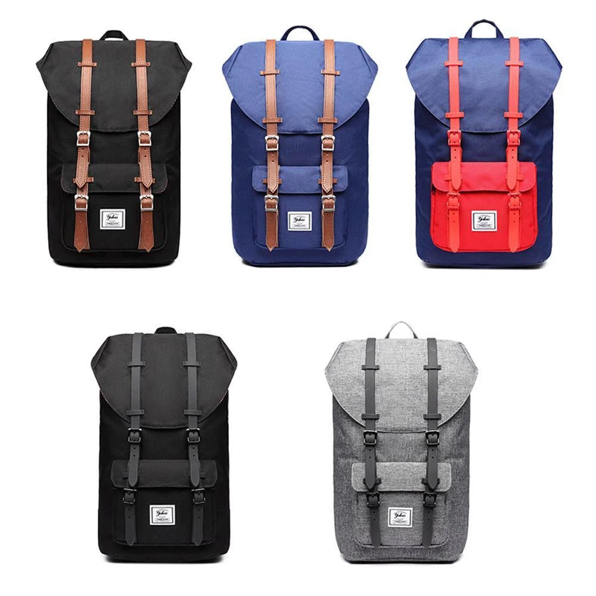 Yulo Backpack Rugzak - Offroad - Geschikt Voor Max 15.6 Inch Laptops - Navy Blauw 2 Yulo Backpack Rugzak - Offroad - Geschikt Voor Max 15.6 Inch Laptops - Navy Blauw - Afbeelding 2