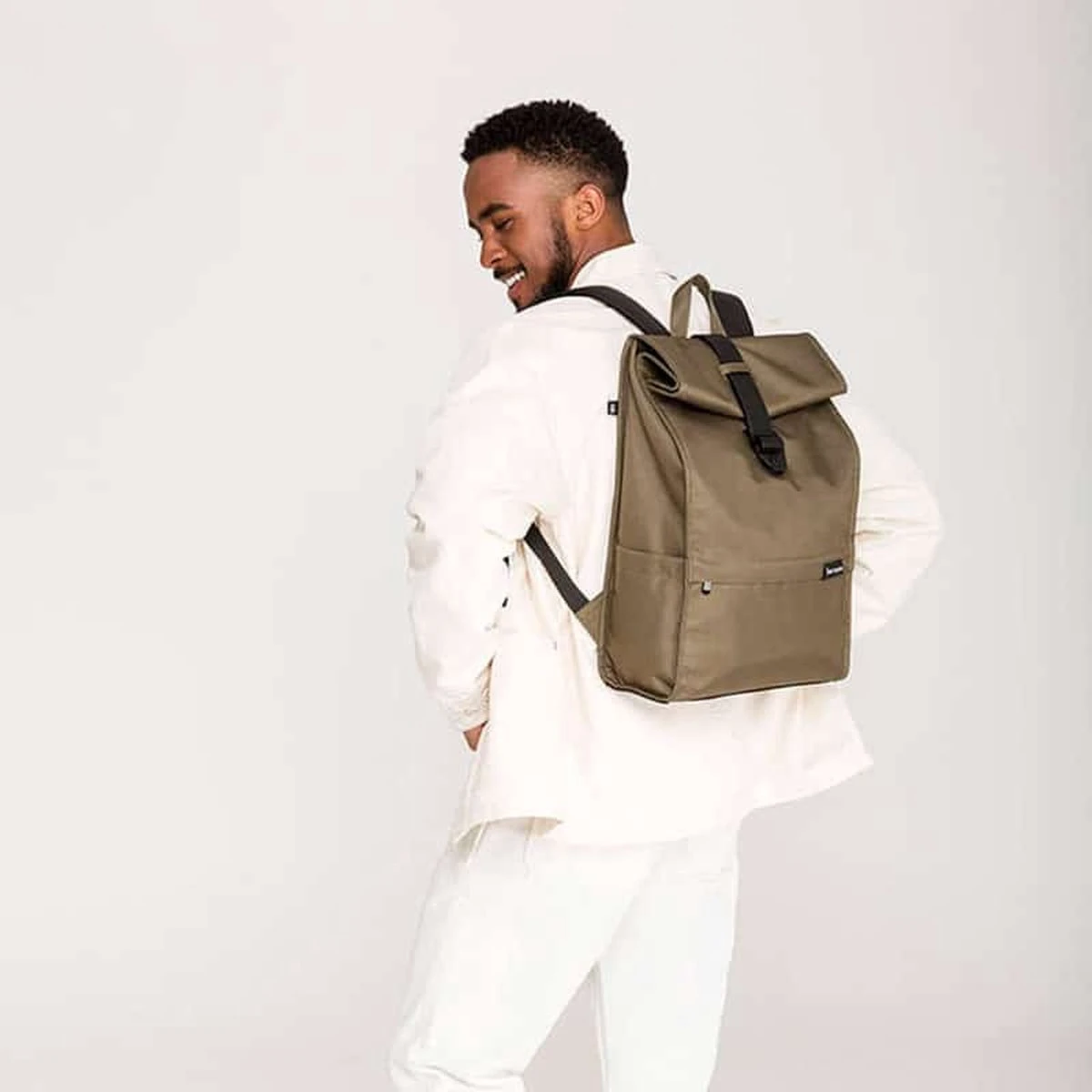 Bold Banana - Laptoprugzak Roll Top - Green Knight 11 Bold Banana - Laptoprugzak Roll Top - Green Knight - Afbeelding 11