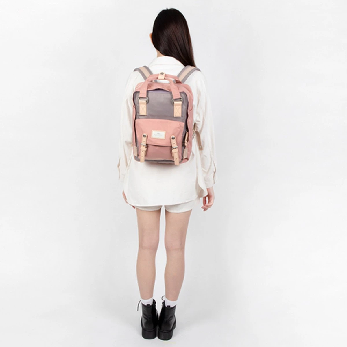 Doughnut Rugtas / Rugzak / Laptoptas / Schooltas - Macaroon - 14 Inch - 16 Liter - Paars 3 Doughnut Rugtas / Rugzak / Laptoptas / Schooltas - Macaroon - 14 Inch - 16 Liter - Paars - Afbeelding 3