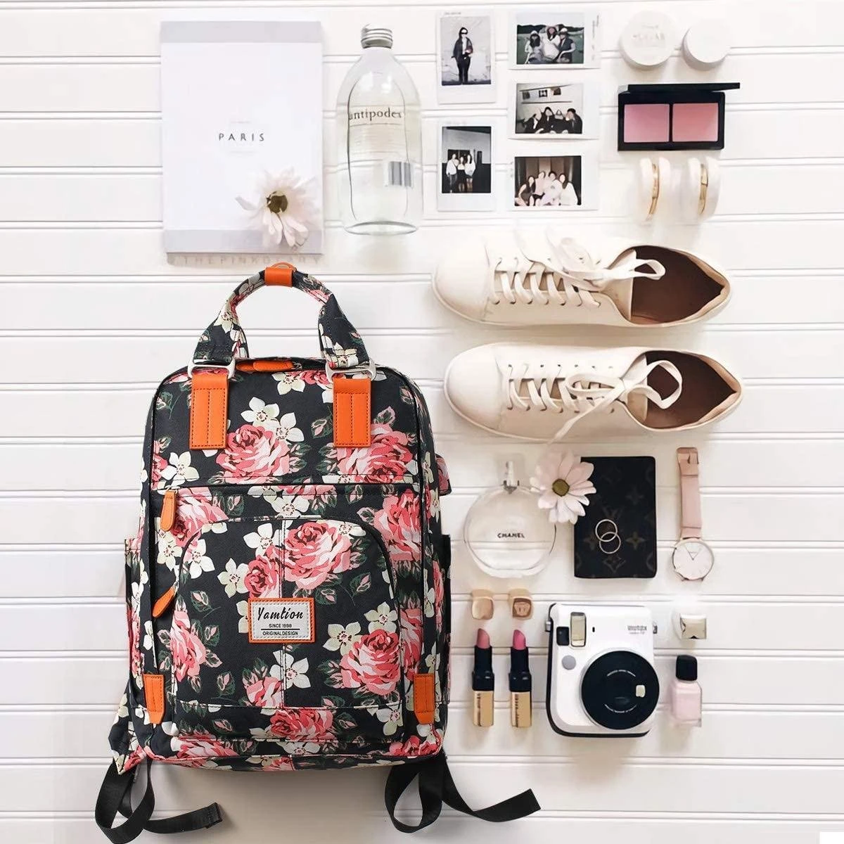 Rugzak Voor Dames, Schoolrugzak Voor Meisjes, Tieners, Dagrugzak Voor Dames, Met 15,6 Inch Laptopvak, Voor Universiteit En Werk 2 Rugzak Voor Dames, Schoolrugzak Voor Meisjes, Tieners, Dagrugzak Voor Dames, Met 15,6 Inch Laptopvak, Voor Universiteit En Werk - Afbeelding 2