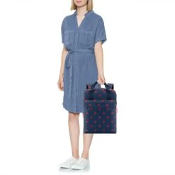 Reisenthel Allday Backpack M Rugzak - 15L - Mixed Dots Red Rood -Schoolbenodigdheden 1200x1200 607