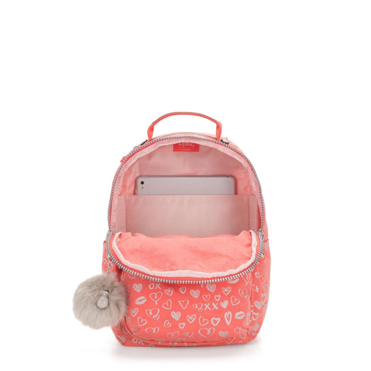 Kipling Seoul Go Small Laptoprugzak 13 Inch - Hearty Pink Met 3 Kipling Seoul Go Small Laptoprugzak 13 Inch - Hearty Pink Met - Afbeelding 3