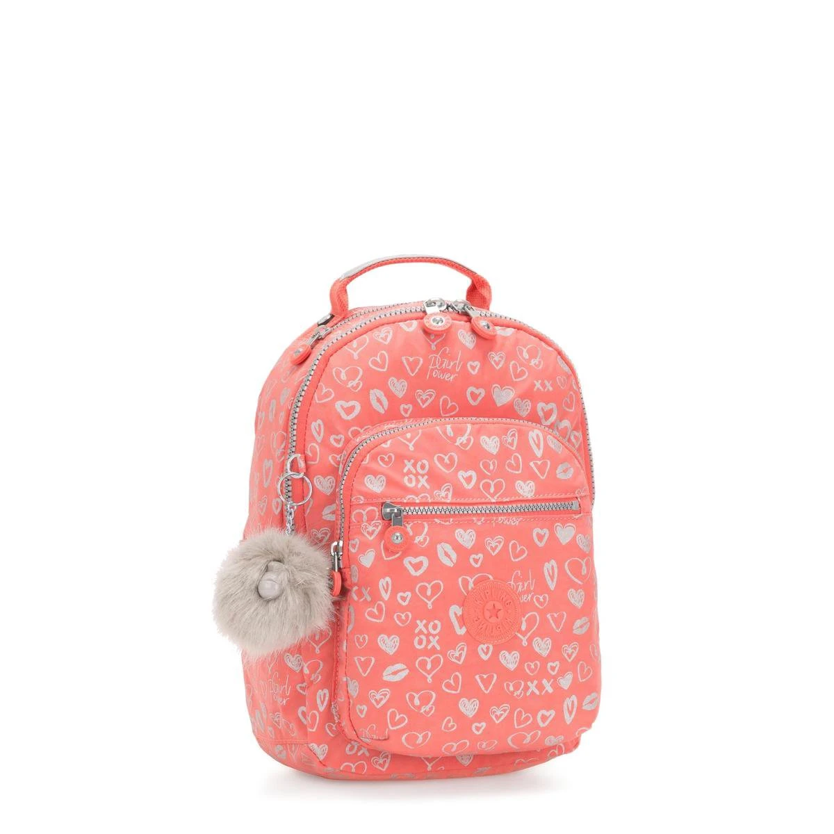 Kipling Seoul Go Small Laptoprugzak 13 Inch - Hearty Pink Met 4 Kipling Seoul Go Small Laptoprugzak 13 Inch - Hearty Pink Met - Afbeelding 4