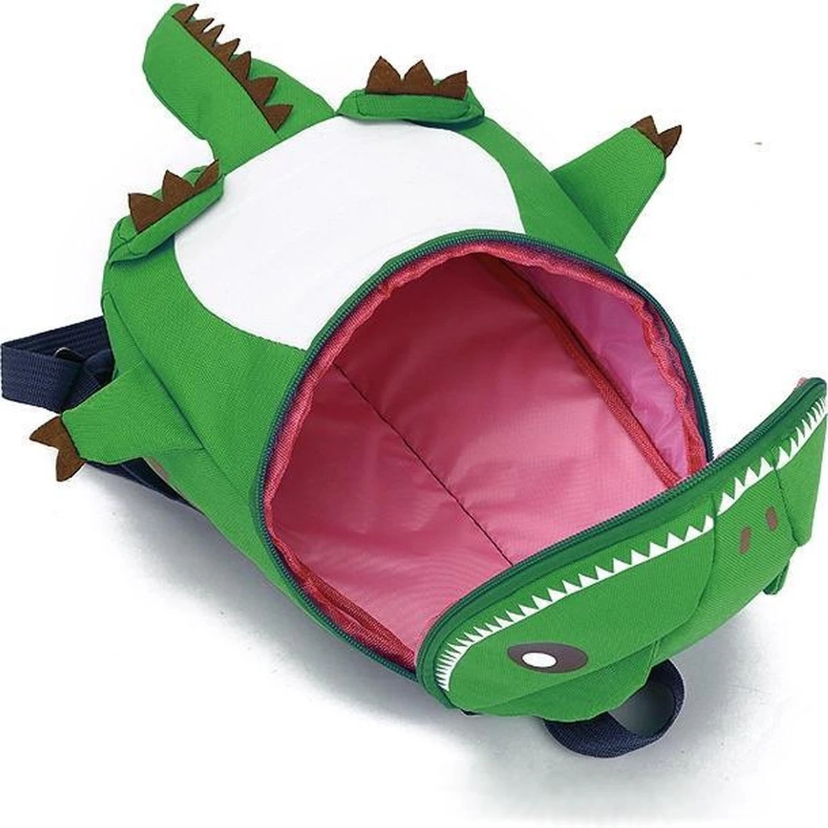 Kleine Dino Rugzak Groen Monster Draak Tas - Rugtas Schooltas Rugtasje Dinosaurus T-rex 5 Kleine Dino Rugzak Groen Monster Draak Tas - Rugtas Schooltas Rugtasje Dinosaurus T-rex - Afbeelding 5