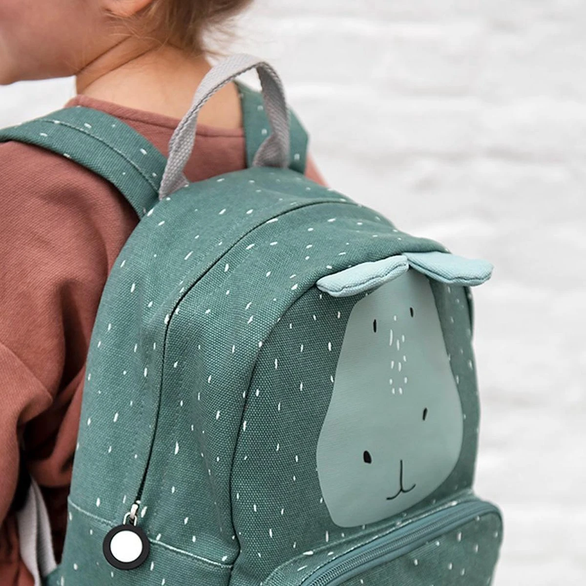 Trixie Hippo Kinderrugzak / Rugtas / Schooltas - Backpack - 12 Liter - Katoen - Blauw 6 Trixie Hippo Kinderrugzak / Rugtas / Schooltas - Backpack - 12 Liter - Katoen - Blauw - Afbeelding 6