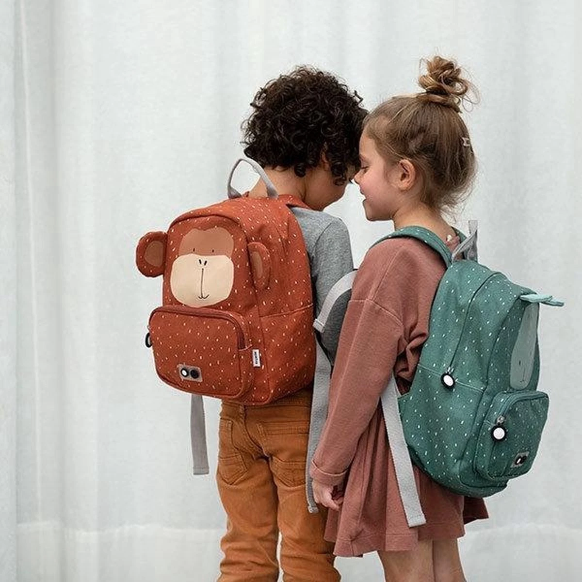 Trixie Hippo Kinderrugzak / Rugtas / Schooltas - Backpack - 12 Liter - Katoen - Blauw 9 Trixie Hippo Kinderrugzak / Rugtas / Schooltas - Backpack - 12 Liter - Katoen - Blauw - Afbeelding 9