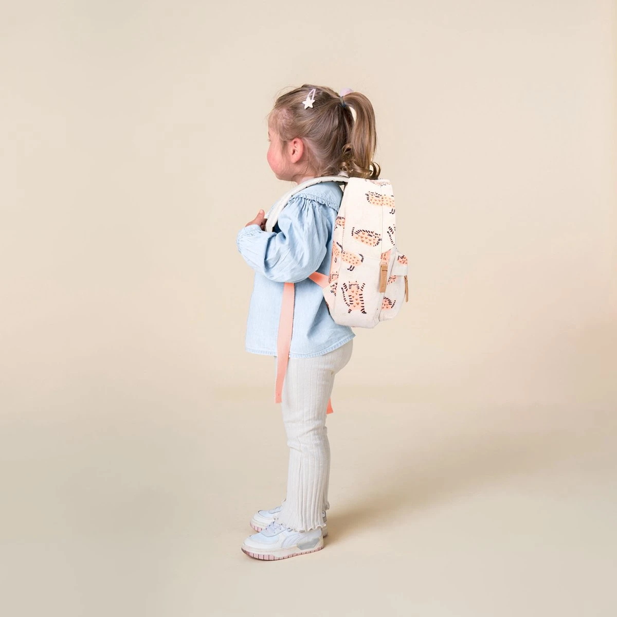 Kidzroom Stories Rugzak Meisje - Rugtas Kind - 2 T/m 6 Jaar - Beige - Poes 4 Kidzroom Stories Rugzak Meisje - Rugtas Kind - 2 T/m 6 Jaar - Beige - Poes - Afbeelding 4