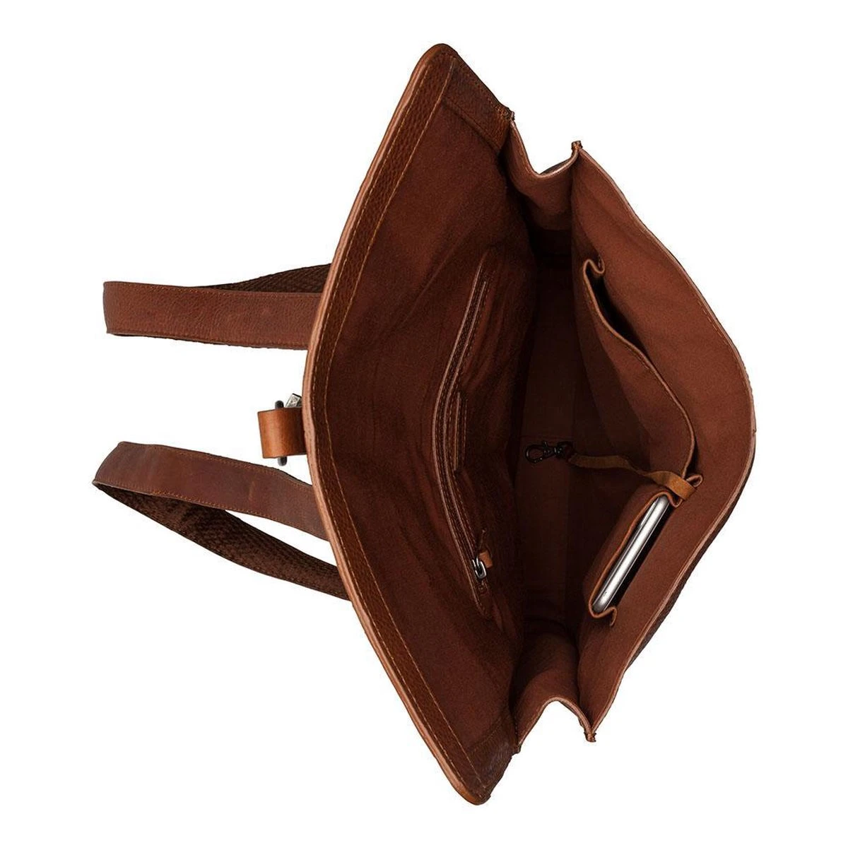 Burkely Antique Avery Unisex Rugzak - Cognac 3 Burkely Antique Avery Unisex Rugzak - Cognac - Afbeelding 3