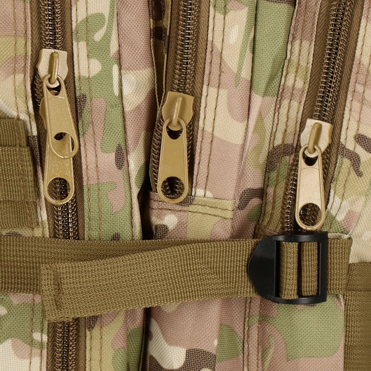 Springos Rugzak | Backpack | Wandelrugzak | Tactical Backpack | 35 Liter | Camouflage | Groen/Camel/Beige 7 Springos Rugzak | Backpack | Wandelrugzak | Tactical Backpack | 35 Liter | Camouflage | Groen/Camel/Beige - Afbeelding 7