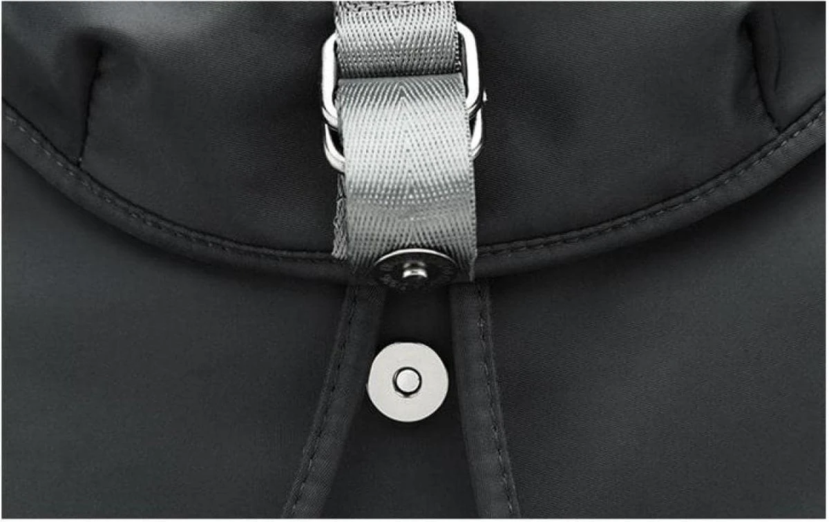 HEANVÈR Vintage Oxfort Rugzak - Waterdichte Rugtas 23L - 15,6 Inch Laptop Tas - Zwart 4 HEANVÈR Vintage Oxfort Rugzak - Waterdichte Rugtas 23L - 15,6 Inch Laptop Tas - Zwart - Afbeelding 4