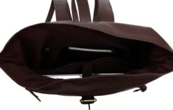 Grayham Franklin Leren Roll-top Rugzak - Donkerbruin - Met Laptopvak - 100% Leer -Schoolbenodigdheden 1200x762