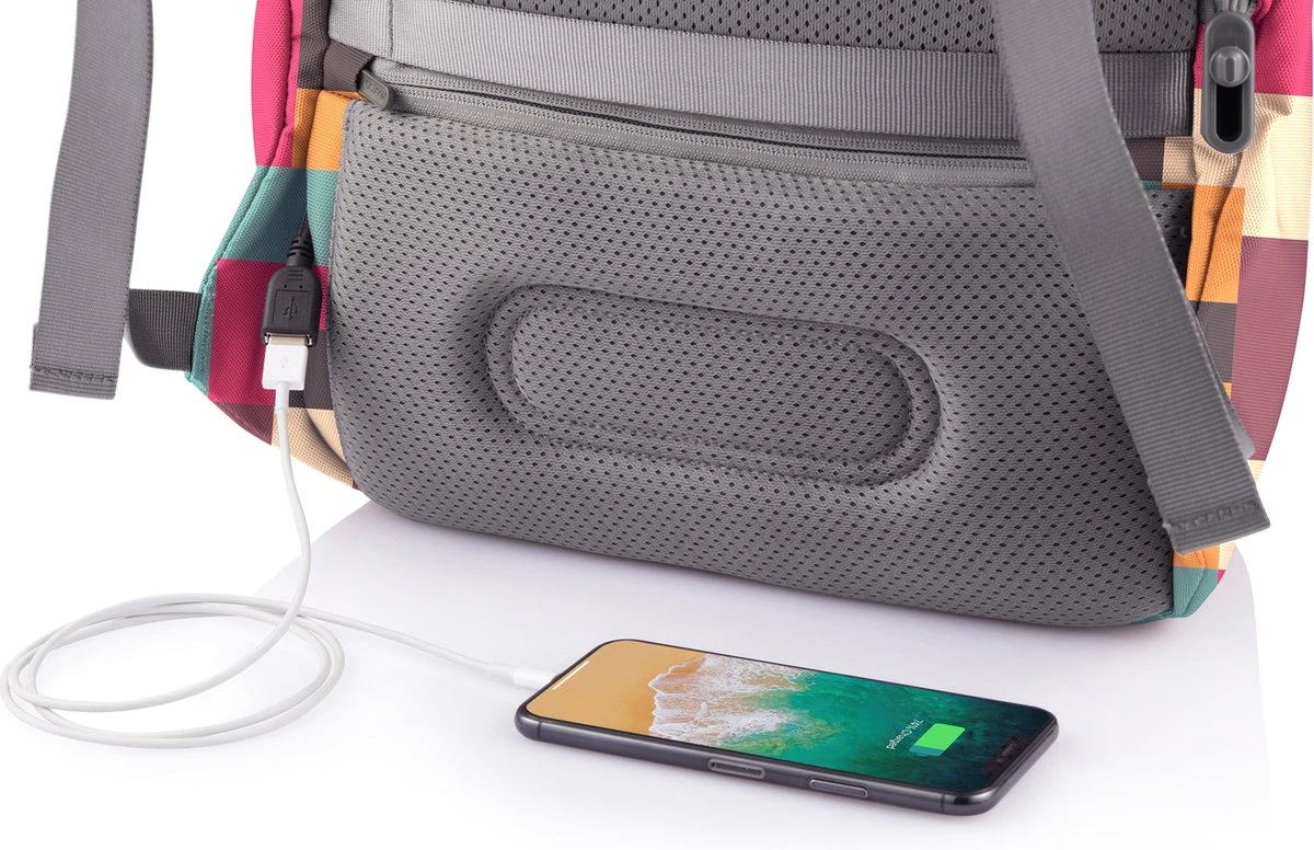 XD Design Bobby Soft Art - Anti-Diefstal Rugzak 16 Liter - Geometric 6 XD Design Bobby Soft Art - Anti-Diefstal Rugzak 16 Liter - Geometric - Afbeelding 6