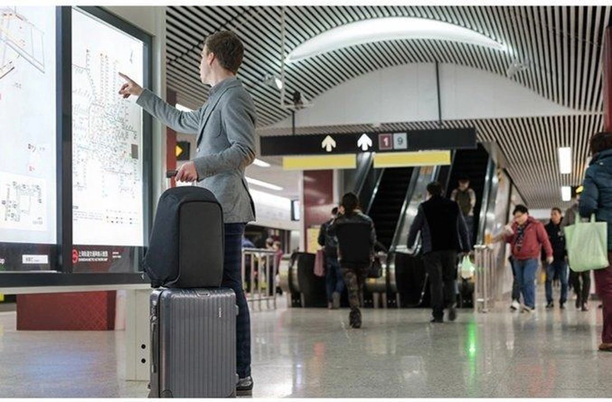 Merkloos Bobby Anti-diefstal - Rugzak - Zwart - Anti Theft - Geschikt Voor Laptop (max15"inch) - Schooltas - Incl USB 3 Merkloos Bobby Anti-diefstal - Rugzak - Zwart - Anti Theft - Geschikt Voor Laptop (max15"inch) - Schooltas - Incl USB - Afbeelding 3