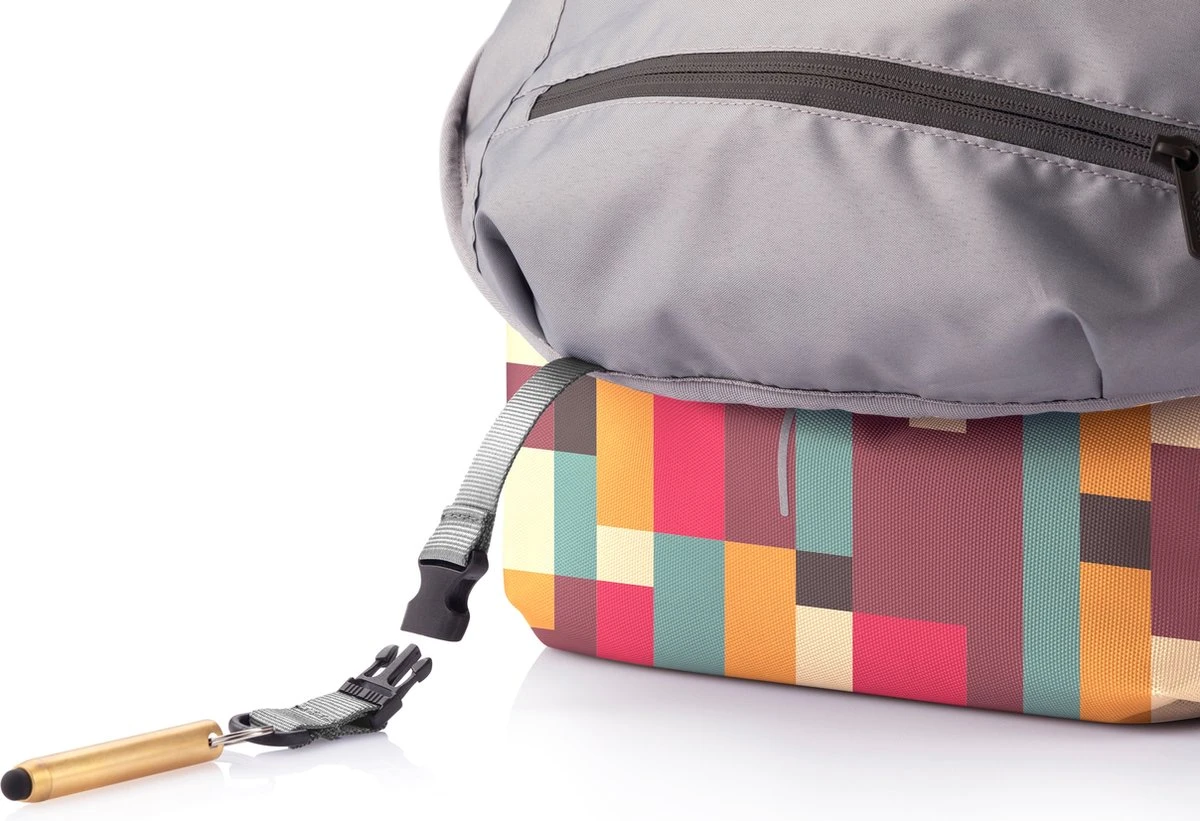 XD Design Bobby Soft Art - Anti-Diefstal Rugzak 16 Liter - Geometric 8 XD Design Bobby Soft Art - Anti-Diefstal Rugzak 16 Liter - Geometric - Afbeelding 8