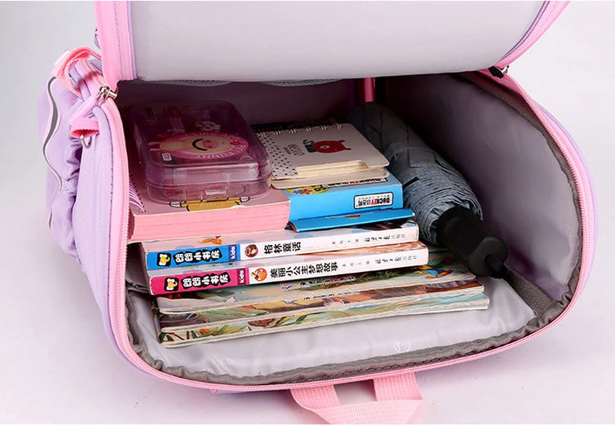 Kinder Rugzak - Rugtas Voor Meisjes - Kleuter - Peuter - Schooltas Basisschool - Eenhoorn Roze 8 Kinder Rugzak - Rugtas Voor Meisjes - Kleuter - Peuter - Schooltas Basisschool - Eenhoorn Roze - Afbeelding 8