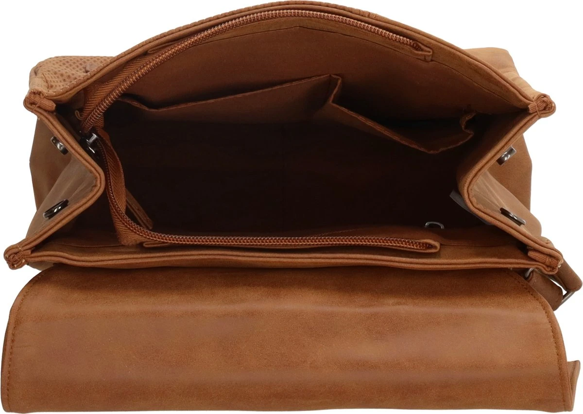 Beagles Brunete Rugzak - Cognac 4 Beagles Brunete Rugzak - Cognac - Afbeelding 4