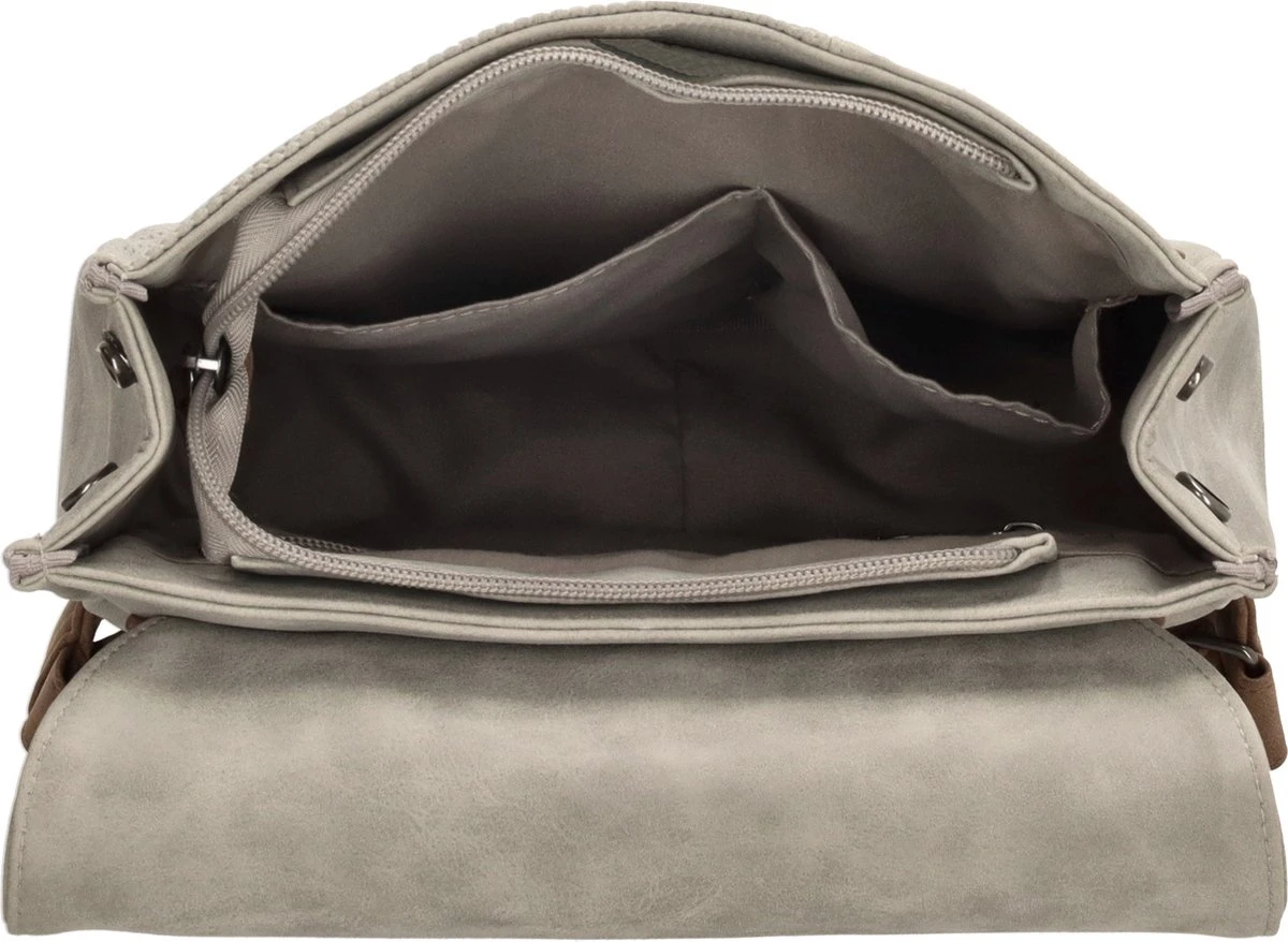 Beagles Brunete Rugzak - Lichtgrijs 4 Beagles Brunete Rugzak - Lichtgrijs - Afbeelding 4