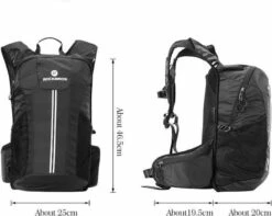 Merkloos Decopatent® Rugzak Outdoor - 20L - Regenbestendige Rugzak - Hydratatie Rugzak - Outdoor Sport - Buitensport - Watersport - Vissen -Schoolbenodigdheden 1200x957