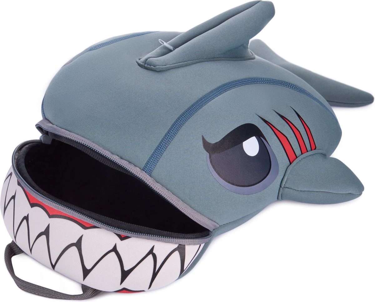 Crazy Safety - Rugzak - Grijze Haai - Medium - Verstelbaar 4 Crazy Safety - Rugzak - Grijze Haai - Medium - Verstelbaar - Afbeelding 4