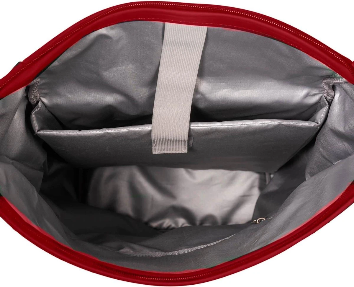 Daniel Ray Highlands Rolltop Laptop Rugzak Waterproof - 15,6 Inch - Rood 3 Daniel Ray Highlands Rolltop Laptop Rugzak Waterproof - 15,6 Inch - Rood - Afbeelding 3