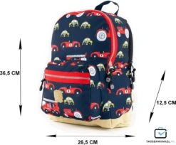 Pick & Pack Auto’s - Rugzak - Donkerblauw - Maat M -Schoolbenodigdheden 1200x989