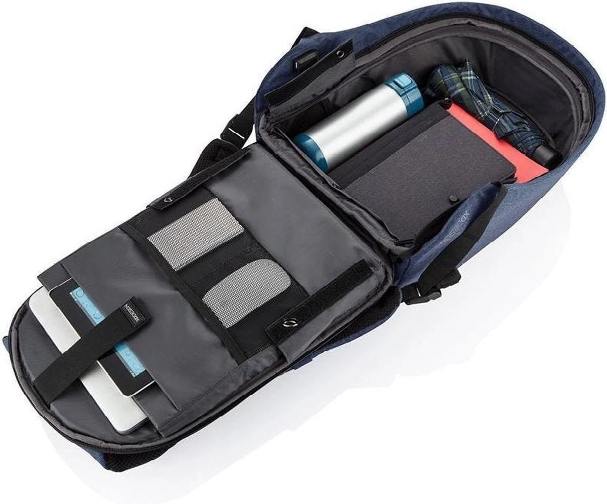 XD Design Bobby Hero Small - Anti-Diefstal Rugzak 11.5 Liter -Navy 4 XD Design Bobby Hero Small - Anti-Diefstal Rugzak 11.5 Liter -Navy - Afbeelding 4