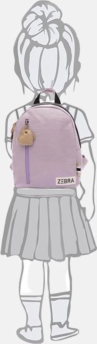 Zebra Trends Kinder Rugzak S Croco Purple 6 Zebra Trends Kinder Rugzak S Croco Purple - Afbeelding 6