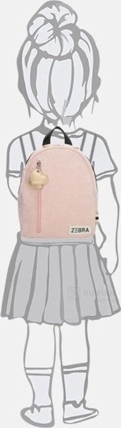 Zebra Trends Kinder Rugzak S Sparkle Pink -Schoolbenodigdheden 339x1200 2