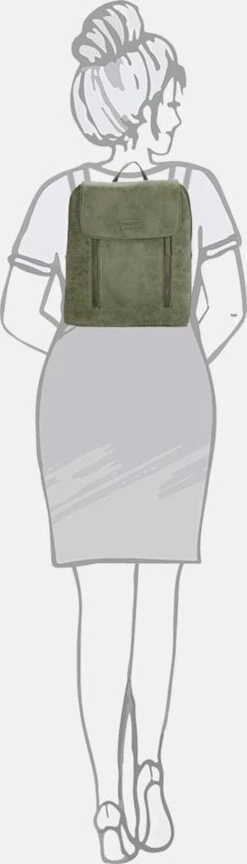 Enrico Benetti Nouméa 66434 Damesrugtas - Olijf Groen -Schoolbenodigdheden 343x1200 5