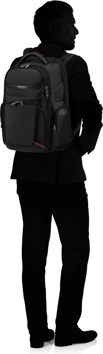 Samsonite Laptoprugzak - Pro-Dlx 6 15,6 Inch Uitbreidbaar 21/26 L - Black 2 Samsonite Laptoprugzak - Pro-Dlx 6 15,6 Inch Uitbreidbaar 21/26 L - Black - Afbeelding 2