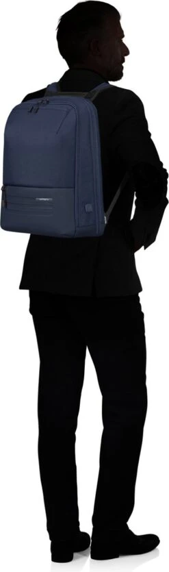 Samsonite Laptoprugzak - Stackd Biz Laptop Backpack 17.3 Inch Uitbreidbaar Navy -Schoolbenodigdheden 355x1200