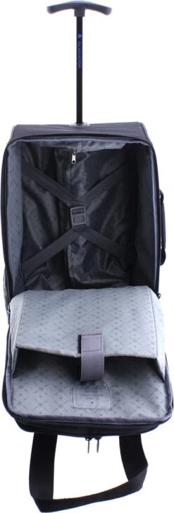 Gladiator Trick Handbagage Laptop Rugzak Trolley - 40 Cm - 15 Inch - Zwart -Schoolbenodigdheden 407x1200
