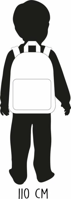 Milky Kiss Love Land - Rugzak - Schooltas Meisje - Grijs - Hartjes -Schoolbenodigdheden 427x1200