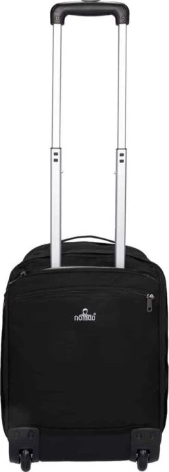 NOMAD® Boarding Rugzak Trolley 26L Zwart | Reistas Met Wielen | Handbagage Laptopvak | 35x30x52cm Rugzaktrolley Volwassenen -Schoolbenodigdheden 430x1200 3