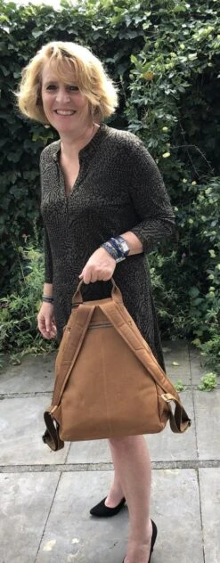 Chesterfield Manchester Leren Rugzak - Cognac -Schoolbenodigdheden 469x1200