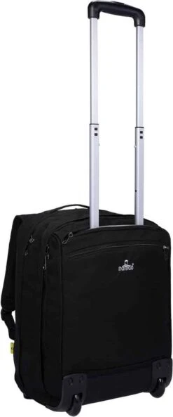 NOMAD® Boarding Rugzak Trolley 26L Zwart | Reistas Met Wielen | Handbagage Laptopvak | 35x30x52cm Rugzaktrolley Volwassenen -Schoolbenodigdheden 500x1200 1