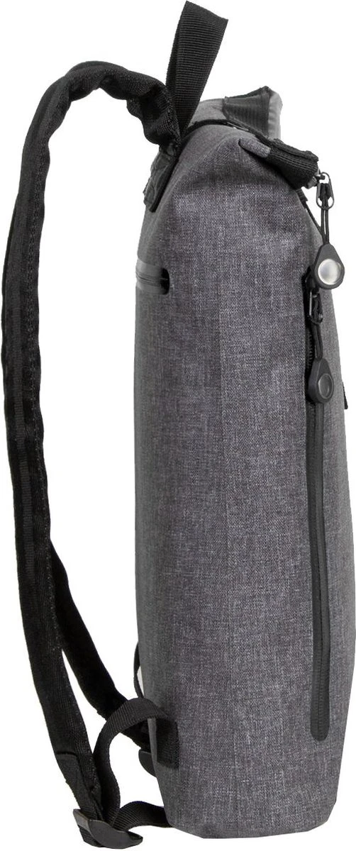 New Rebels® Vepo - Rugtas - Grijs- Waterbestendig - Roll-top - 87 - 19x20x4cm - Rugzak / Backpack 11 New Rebels® Vepo - Rugtas - Grijs- Waterbestendig - Roll-top - 87 - 19x20x4cm - Rugzak / Backpack - Afbeelding 11