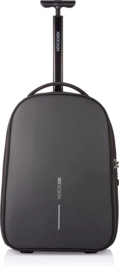 XD Design Bobby Back Trolley - Anti-Diefstal Rugzak Trolley 21.5 Liter - Zwart -Schoolbenodigdheden 541x1200