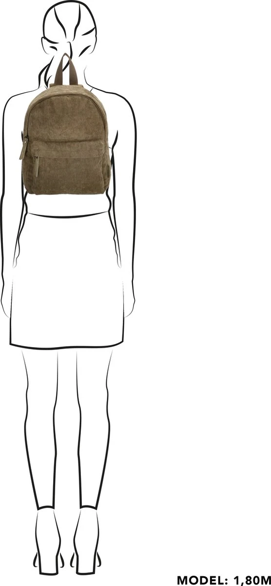 Beagles Navarra Rugzak - Olijfgroen 4 Beagles Navarra Rugzak - Olijfgroen - Afbeelding 4