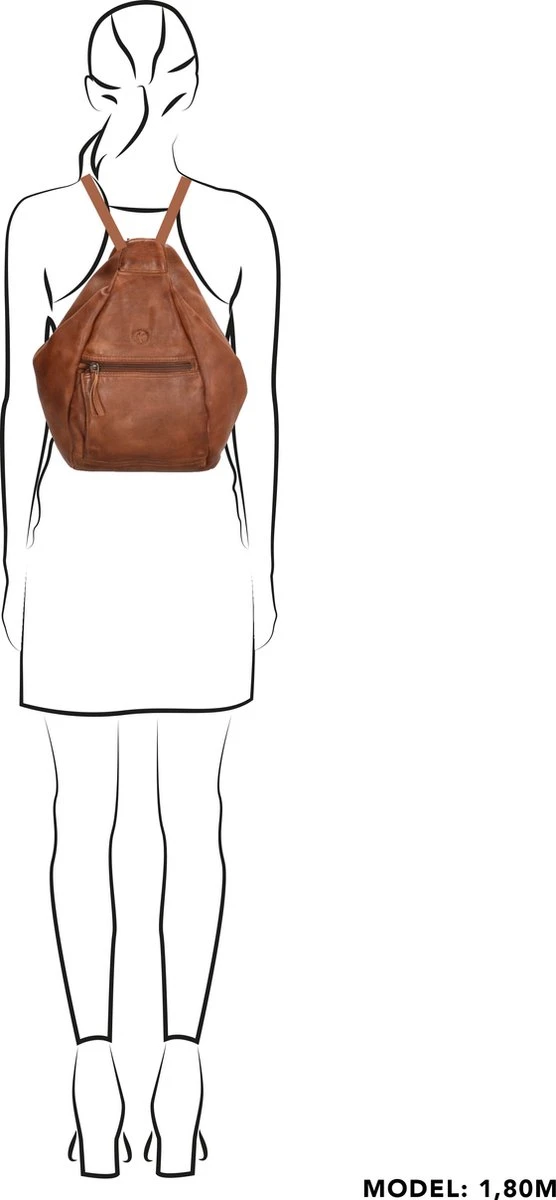 Hide & Stitches Paint Rock Rugzak - Cognac 4 Hide & Stitches Paint Rock Rugzak - Cognac - Afbeelding 4