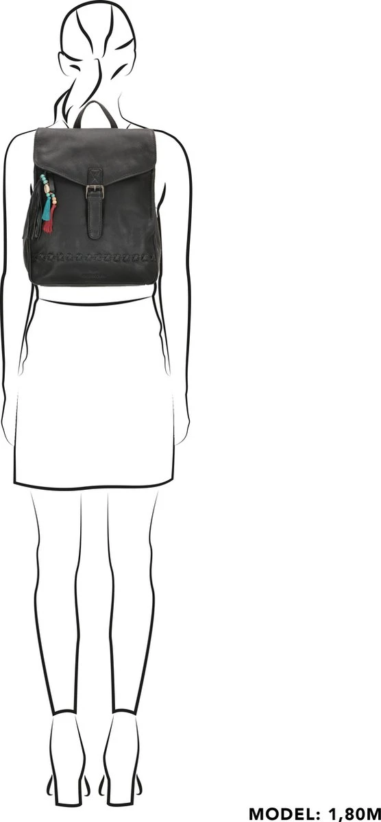 Micmacbags Friendship Rugzak - Zwart 5 Micmacbags Friendship Rugzak - Zwart - Afbeelding 5