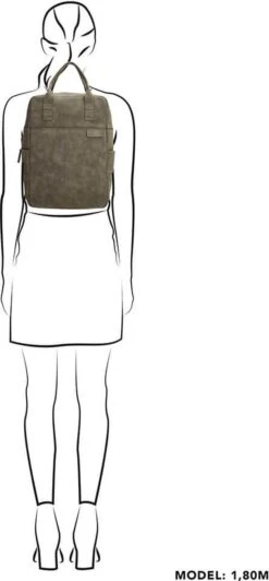 Zebra Trends Laptoprugzak 15 Inch Olijfgroen -Schoolbenodigdheden 557x1200