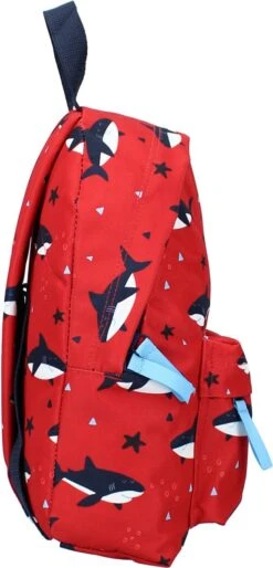 Prêt Get Excited Rugzak - Rood - Haai 7 Prêt Get Excited Rugzak - Rood - Haai -Schoolbenodigdheden 577x1200