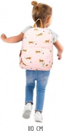 Kidzroom Hug Me - Rugzak - 2 T/m 6 Jaar - Roze - Luipaard -Schoolbenodigdheden 583x1200 2