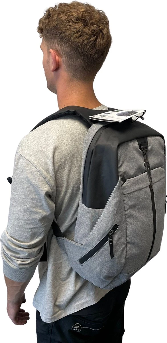 Backpack USB Laptoprugzak - 15,6 Inch - Waterdichte Ritsen - Rugtas - Anti Diefstal - Design 2023 8 Backpack USB Laptoprugzak - 15,6 Inch - Waterdichte Ritsen - Rugtas - Anti Diefstal - Design 2023 - Afbeelding 8